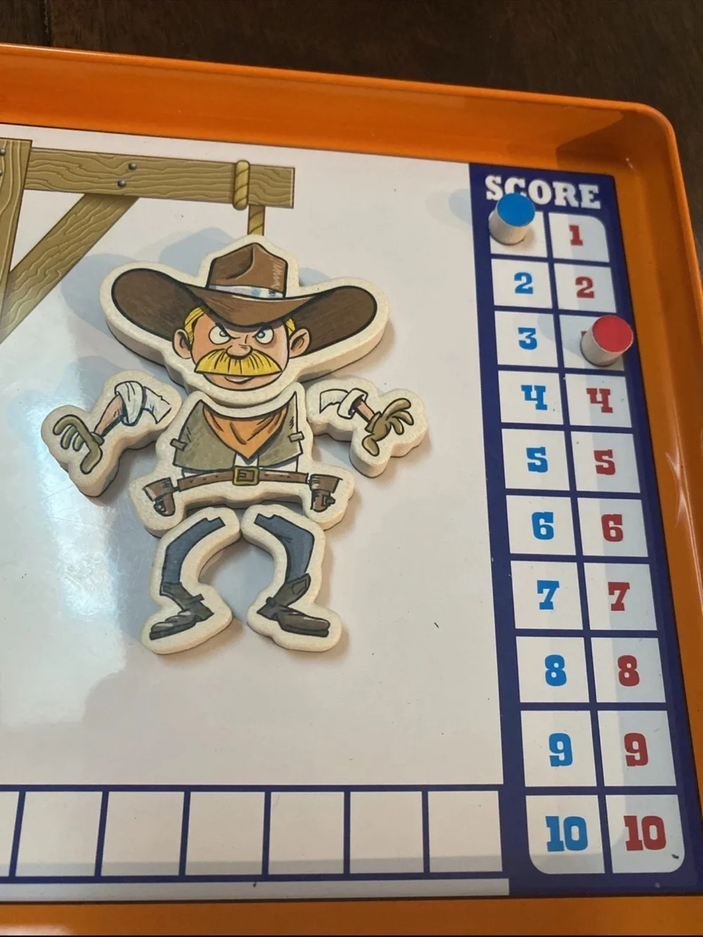 Take 'N Play Hangman Magnetic Word Game - Blue and Orange